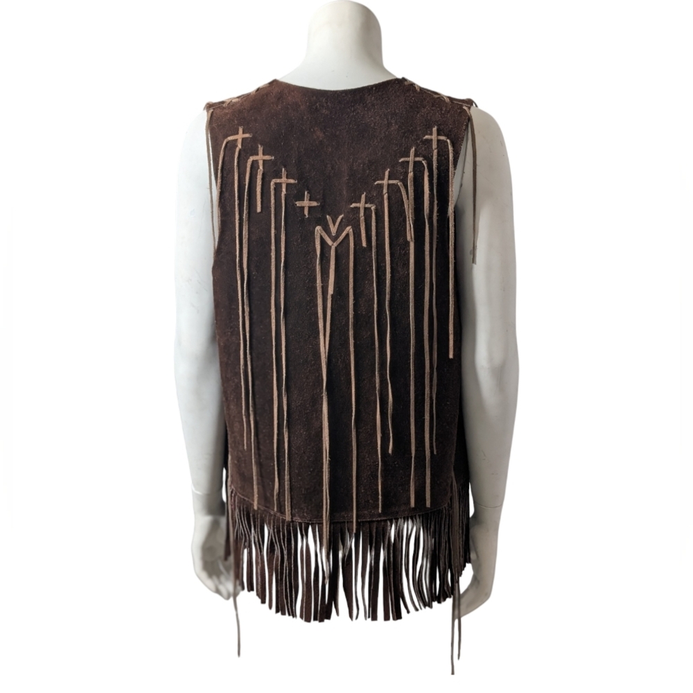 Vintage FRINGE SUEDE Vest